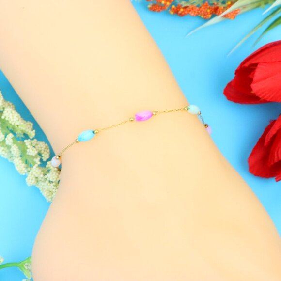Elegant Handmade Anklet – Perfect for Women & Girls | Ideal Gift Option, DYC1145 - Picture 1 of 7